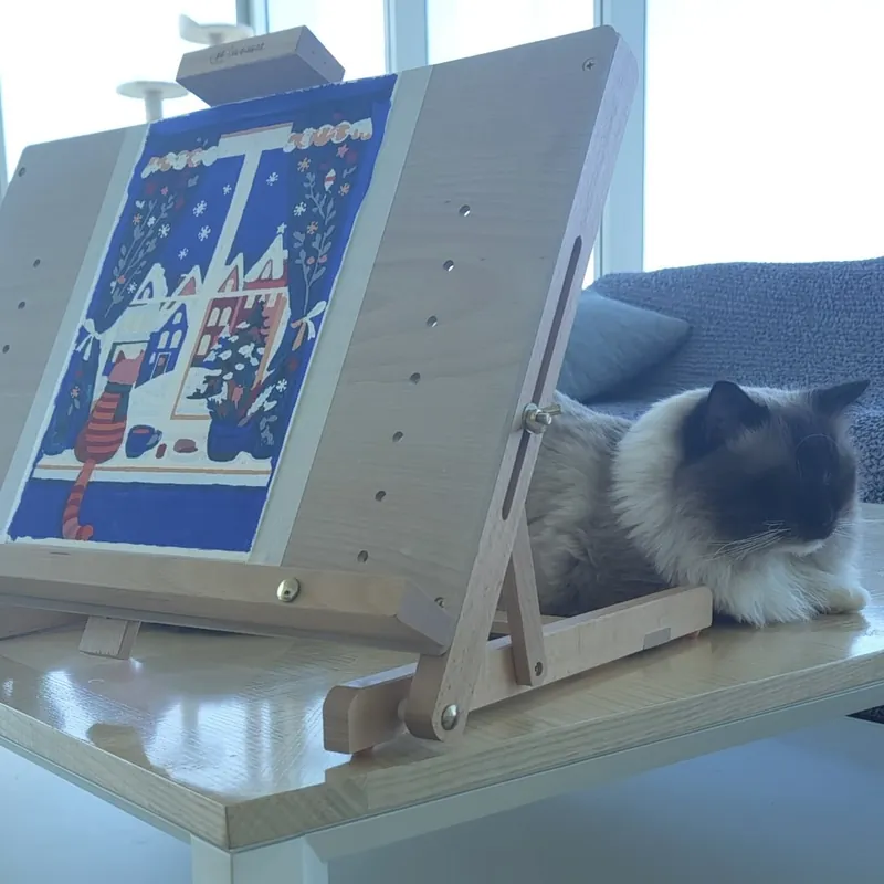 paint-by-numbers work in progress