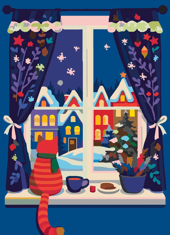 A Feline’s Festive Winter Watch Liquitex 72 preview