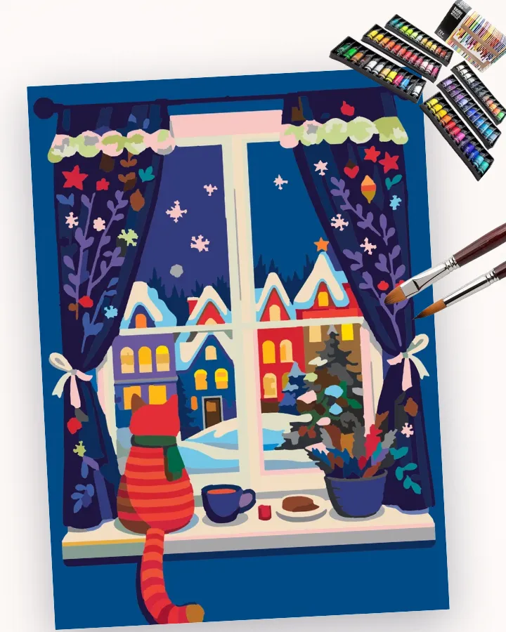 A Feline’s Festive Winter Watch Liquitex 72 preview