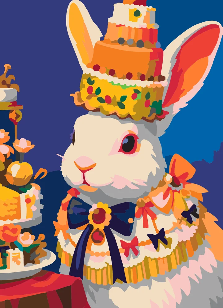 A Hare’s Delightful Dessert Disguise Liquitex 48 preview
