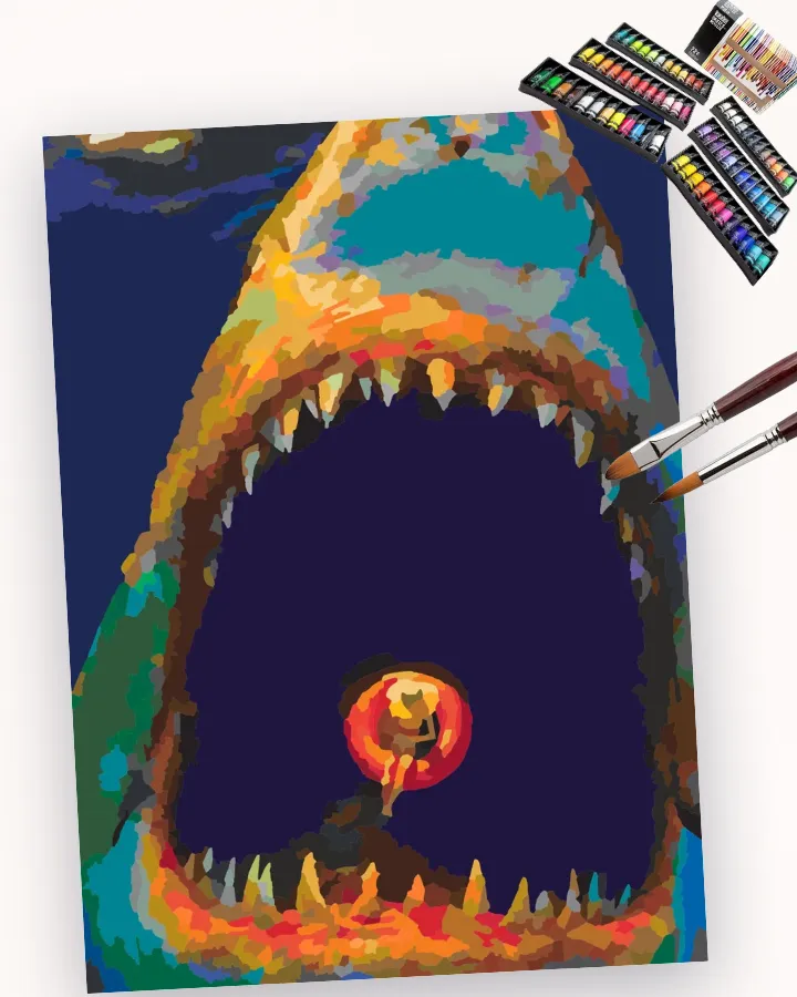 A Jaw-some Afternoon Float Liquitex 72 preview