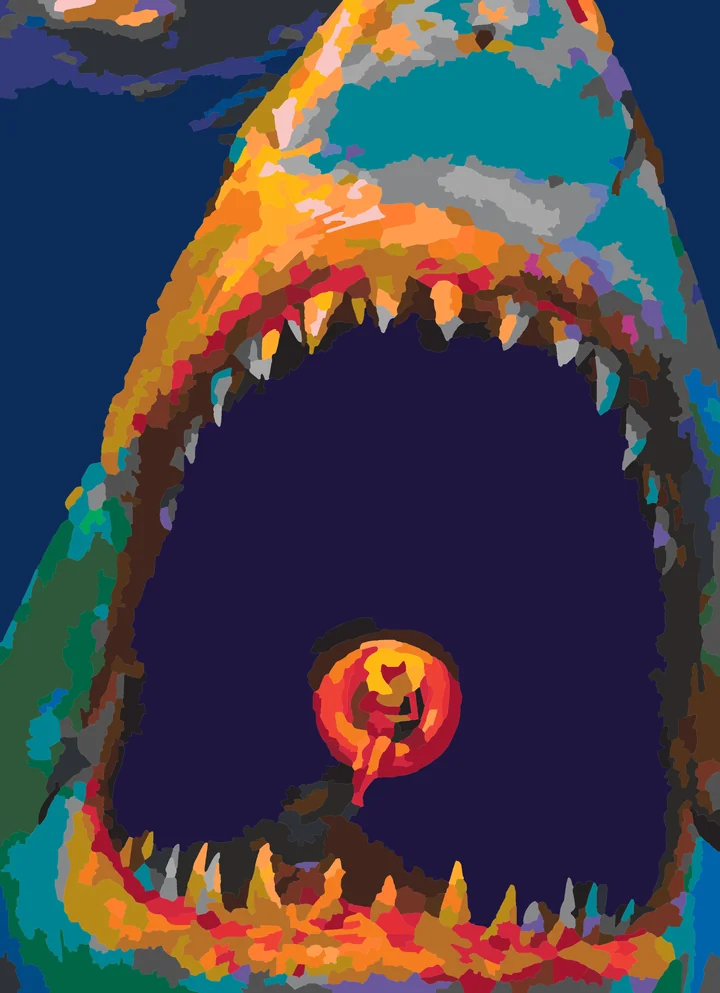 A Jaw-some Afternoon Float Liquitex 48 preview