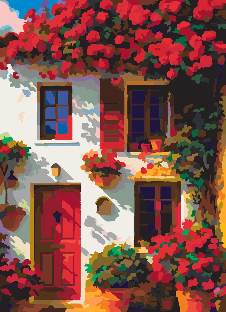 A Rosy Welcome Home Liquitex 72 preview