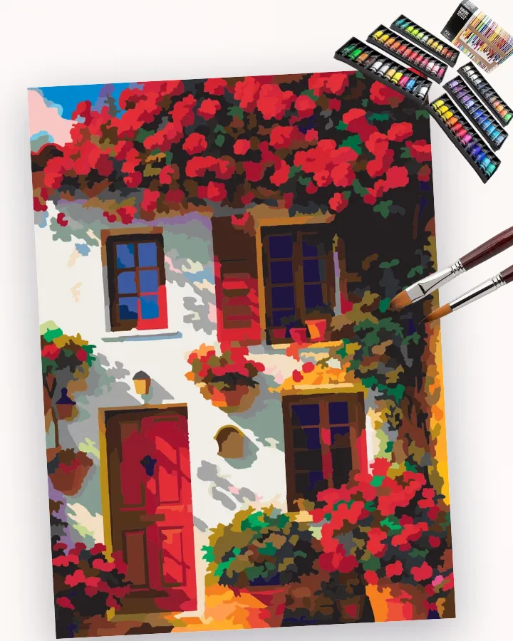 A Rosy Welcome Home Liquitex 72 preview