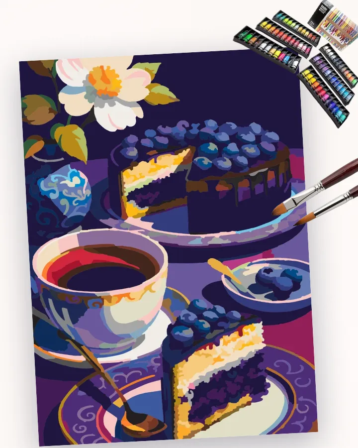 Blueberry Baron’s Slice of Peace Liquitex 72 preview
