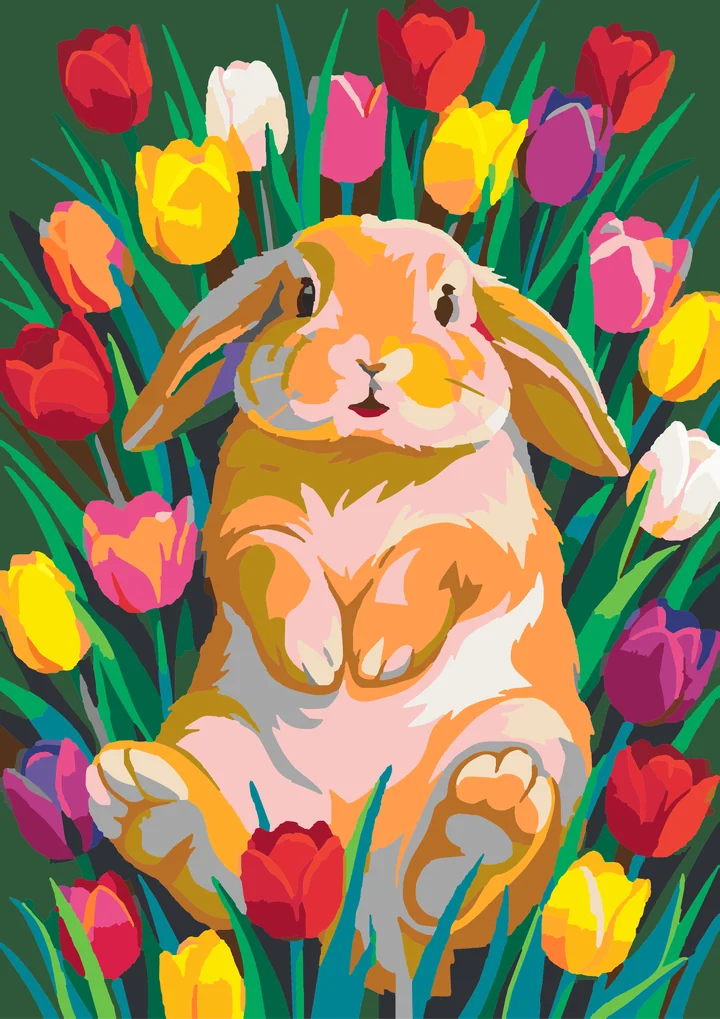Bunny’s Big Bloom Discovery Liquitex 48 preview