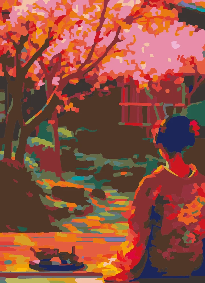 Cherry Blossom Tea’s Quiet Observer My Paints preview