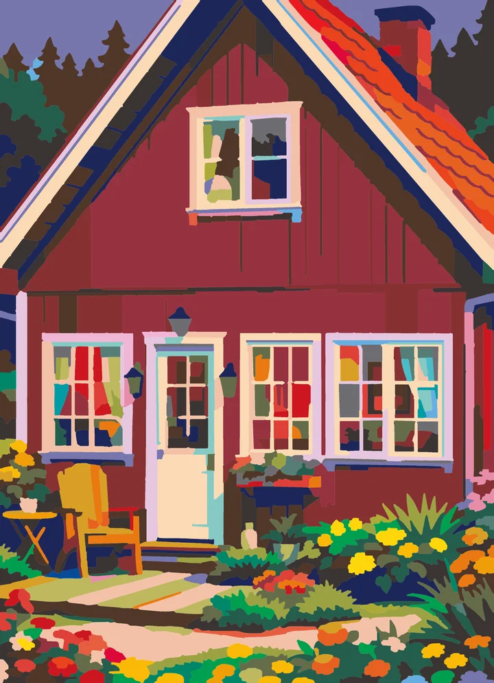 Crimson Cottage’s Calm Embrace My Paints preview