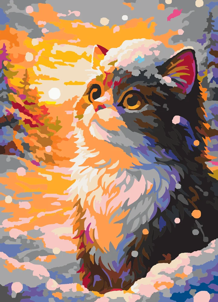 Curious Kitty’s Frosty Crown Liquitex 48 preview