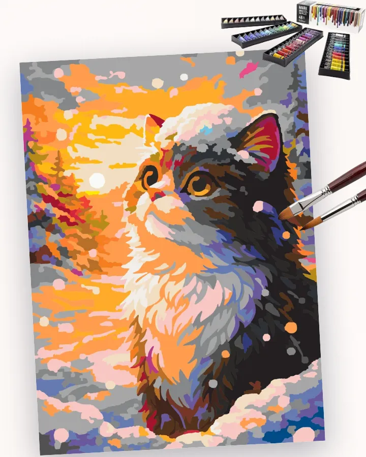 Curious Kitty’s Frosty Crown Liquitex 48 preview