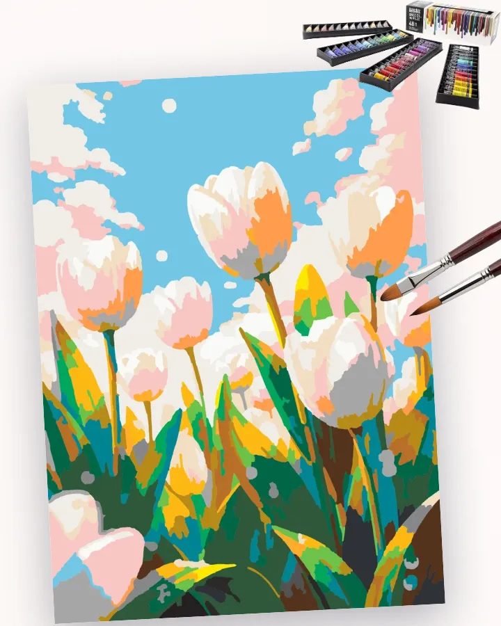 Dewdrop’s Dance on Tulip Petals Liquitex 48 preview