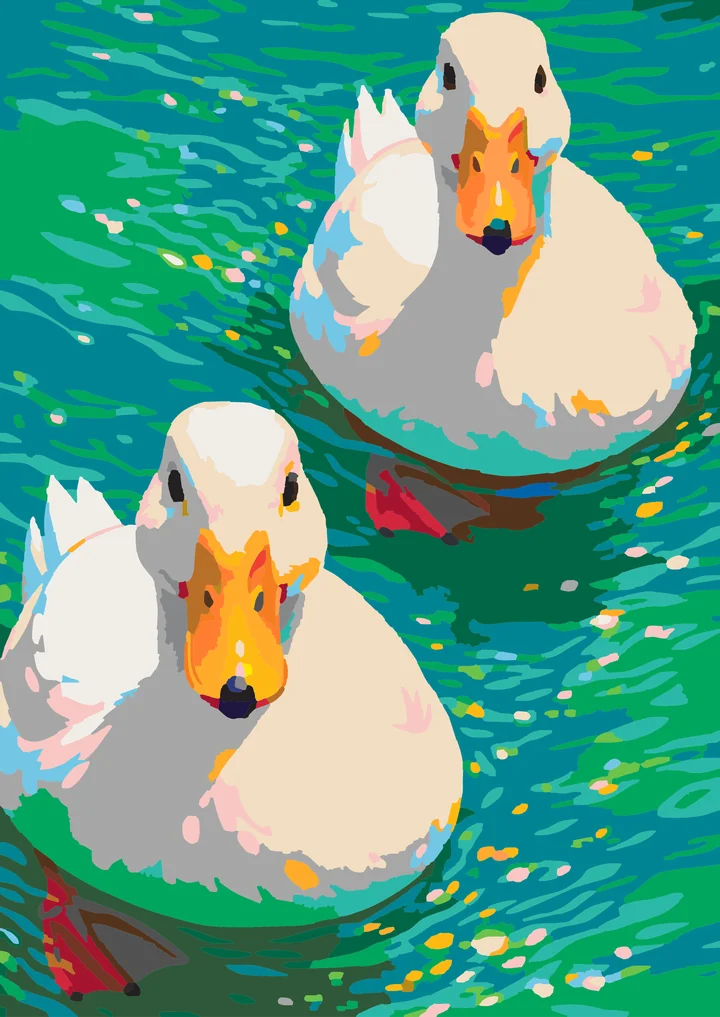 Duck Duo’s Delightful Dip Liquitex 48 preview