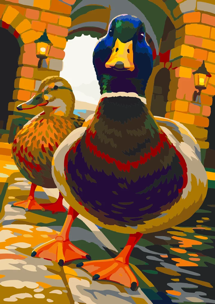 Ducks on Patrol: Canal Crossing Amsterdam 72 preview