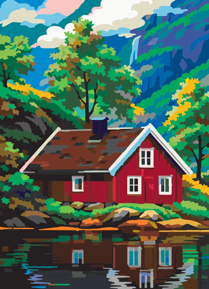 Fjord Home’s Calm Reflection Liquitex 72 preview