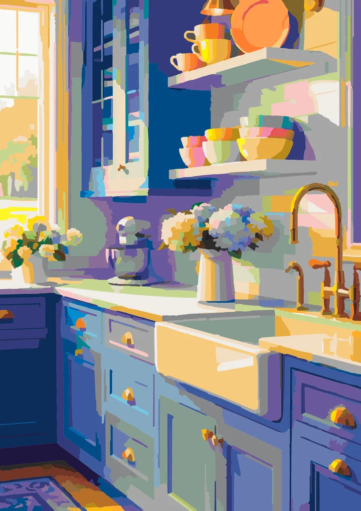Golden Faucet’s Sunny Kitchen Dream My Paints preview