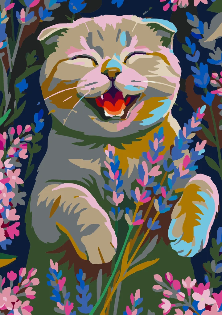 Lavender Lullaby for a Laughing Feline Amsterdam 48 preview