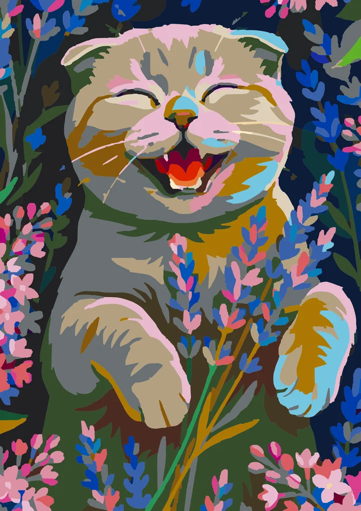 Lavender Lullaby for a Laughing Feline Amsterdam 72 preview