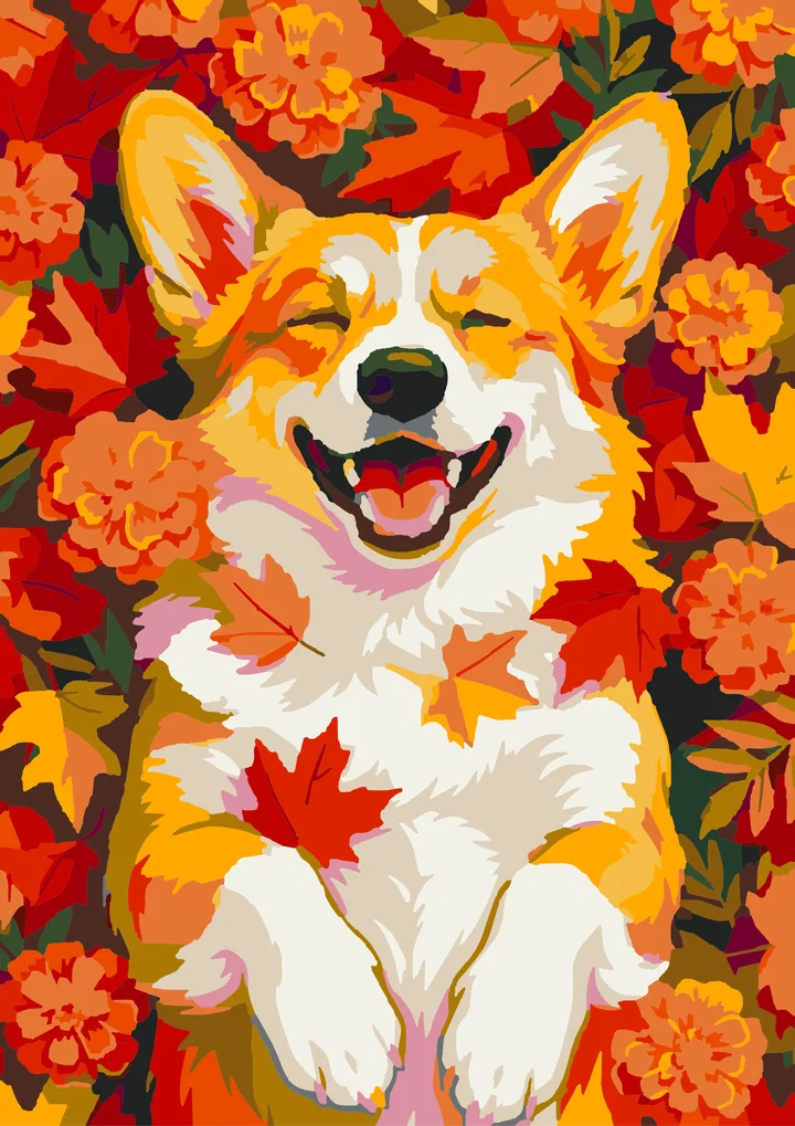Leaf-Peeping Corgi’s Blissful Smile Amsterdam 36 preview