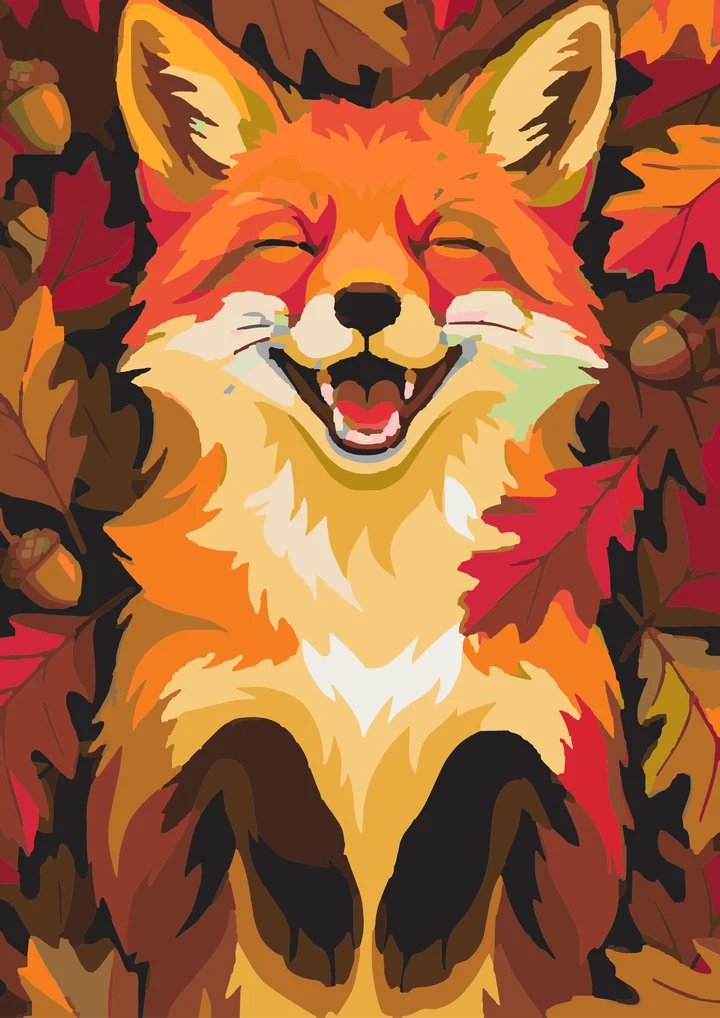 Leaf Pile Laughter My Paints preview