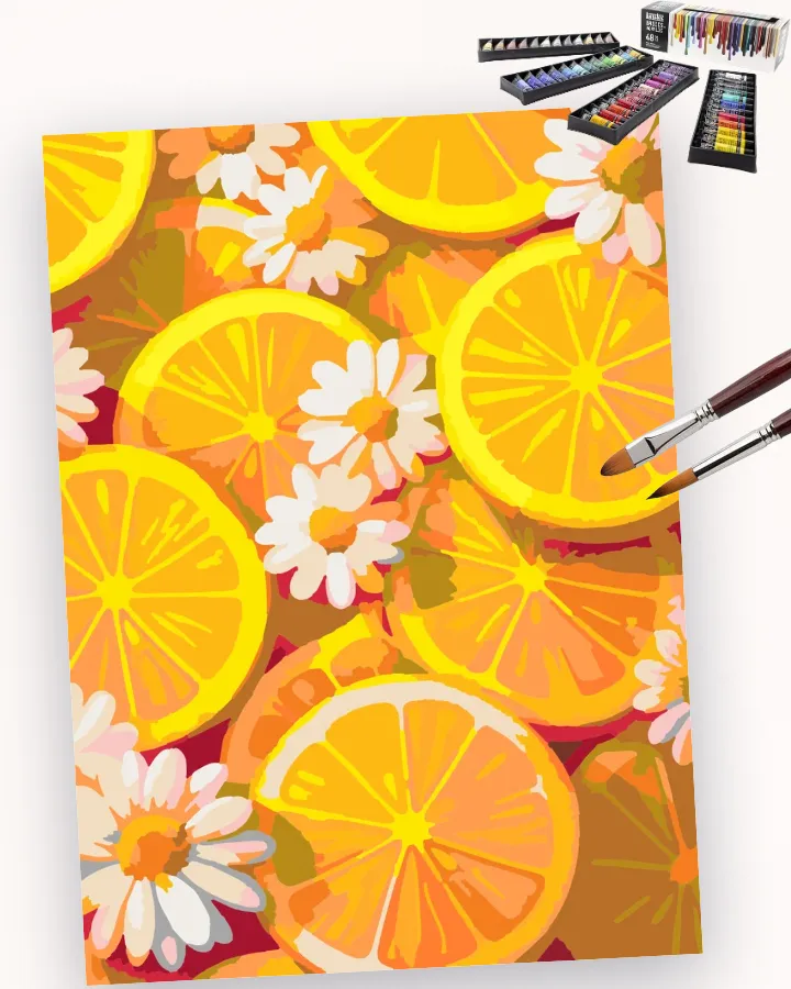 Lemon and Daisy’s Zesty Jubilee Liquitex 48 preview