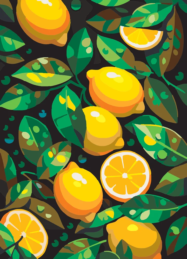 Lemons’ Sparkling Morning Delight Liquitex 72 preview