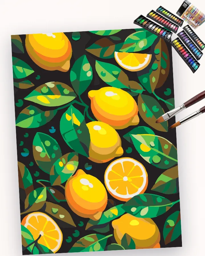 Lemons’ Sparkling Morning Delight Liquitex 72 preview