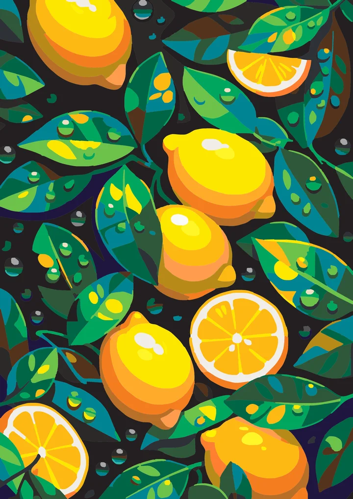Lemons’ Sparkling Morning Delight Liquitex 48 preview
