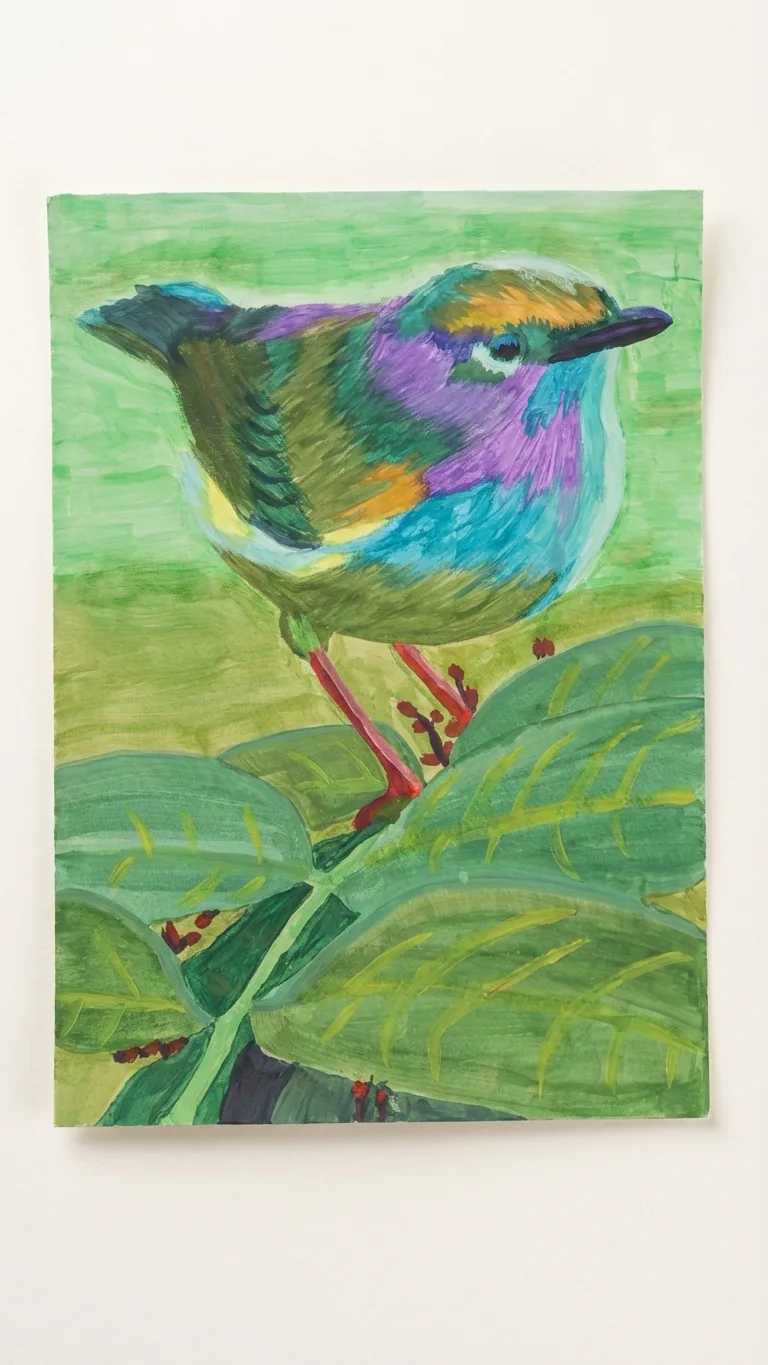 A Jewel-Toned Warbler