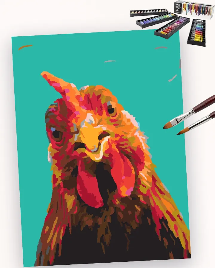 Poultry’s Puzzled Peek Liquitex 48 preview