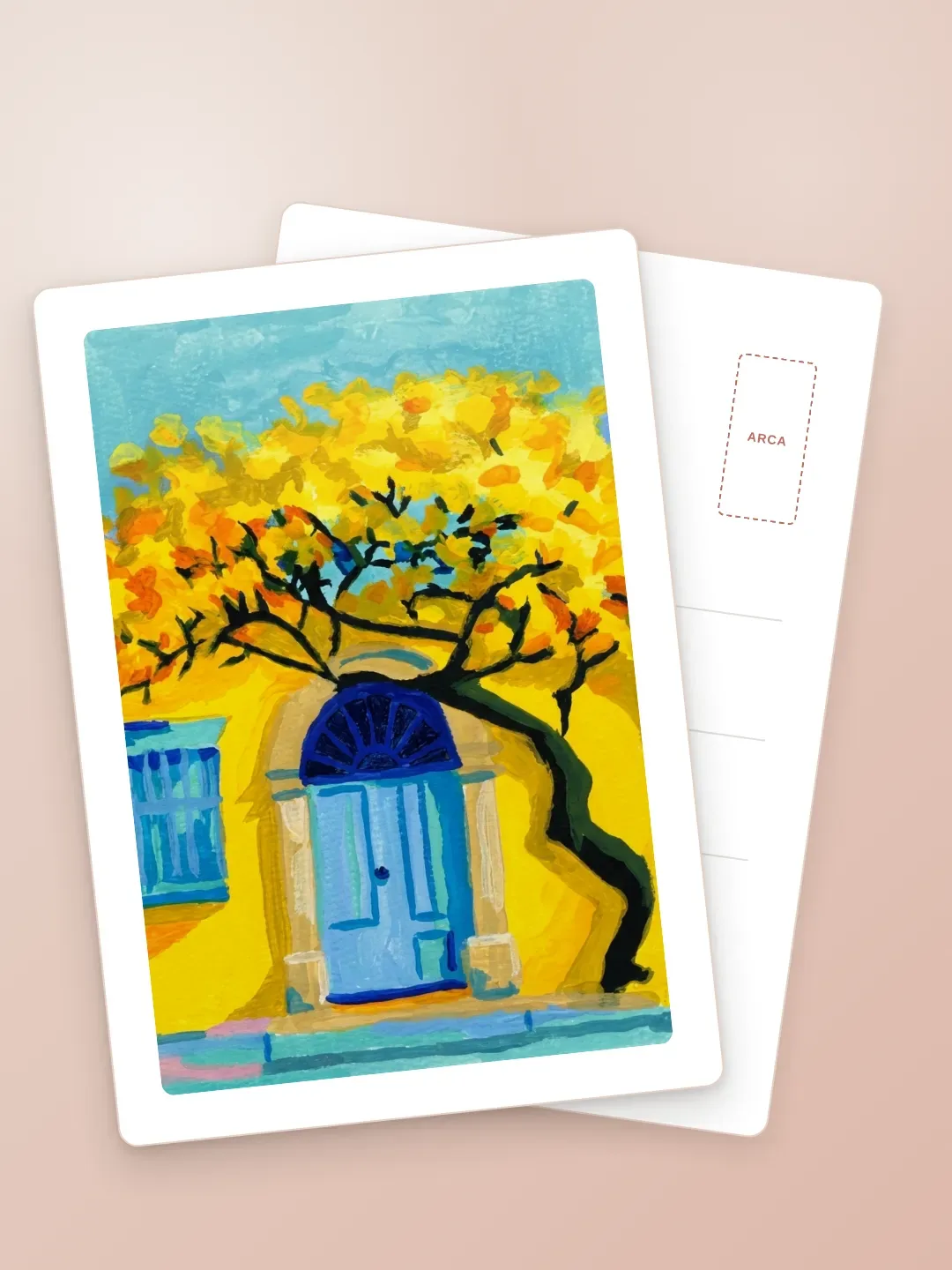 A-door-able Sunshine Postcard