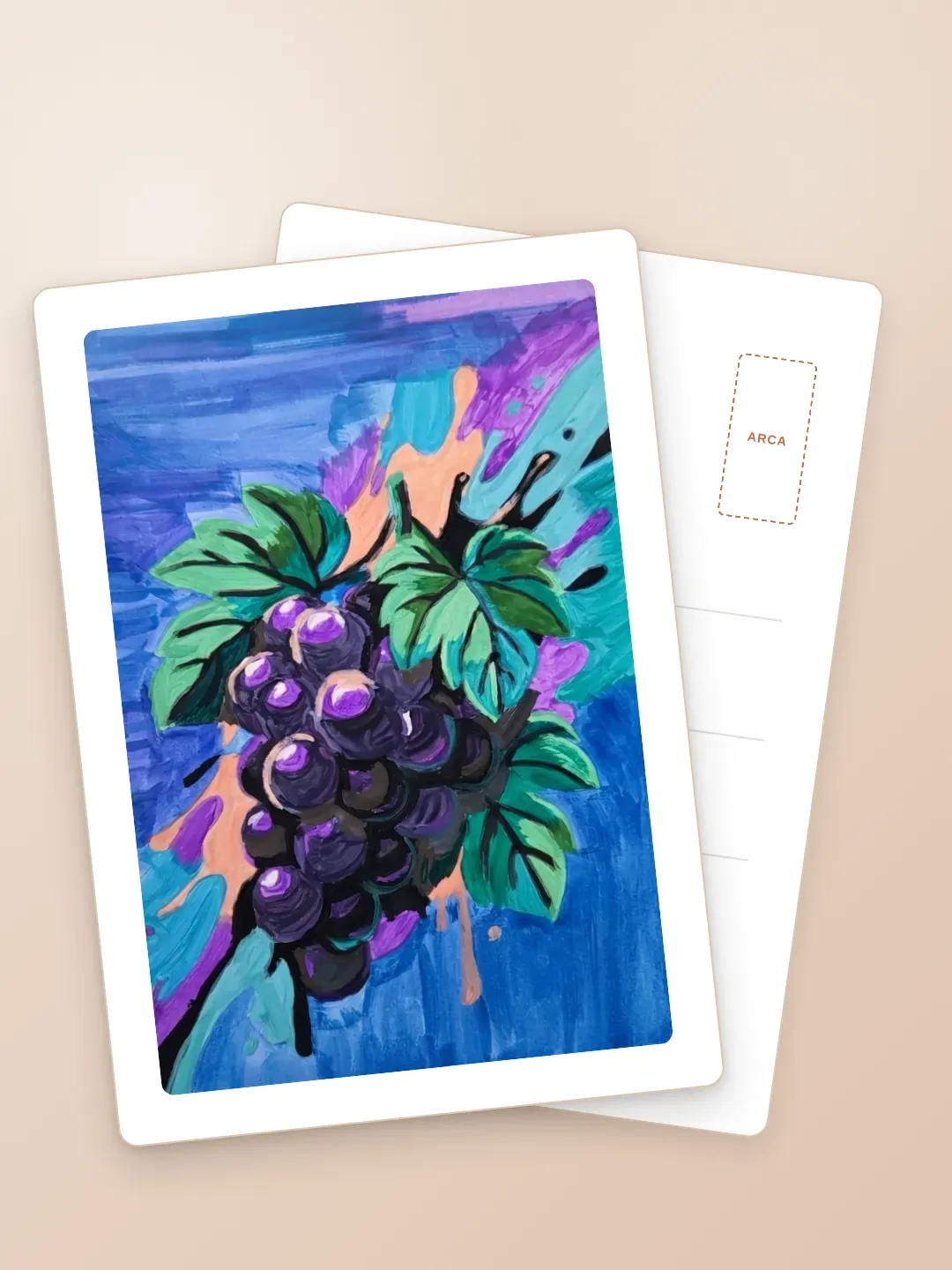 I stay grapeful Postcard