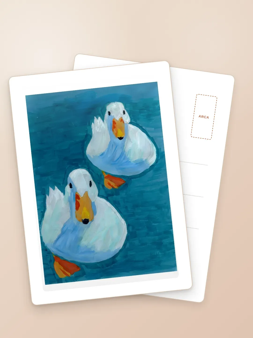 “You look round.” “YOU look round!” Postcard