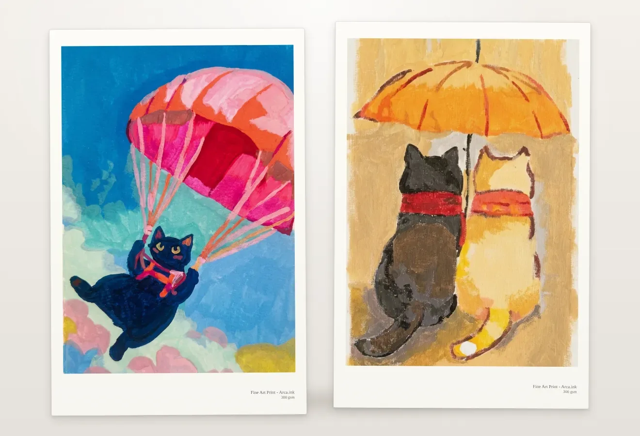 Felines Braving The Elements