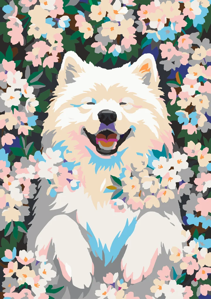 Samoyed’s Sakura Smile Liquitex 48 preview