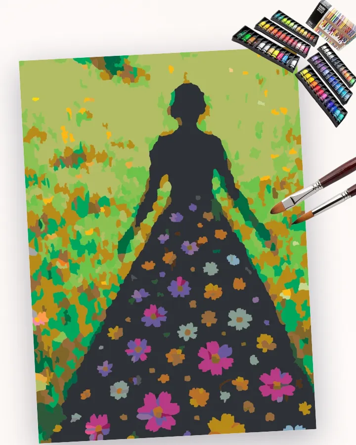 She Wore a Garden Dream Liquitex 72 preview