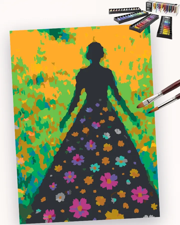 She Wore a Garden Dream Liquitex 48 preview