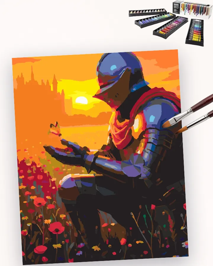 Sir Gallant’s Gentle Winged Guest Liquitex 48 preview