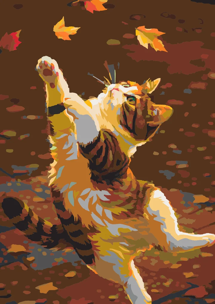 Sir Pounce and the Golden Leaves My Paints preview