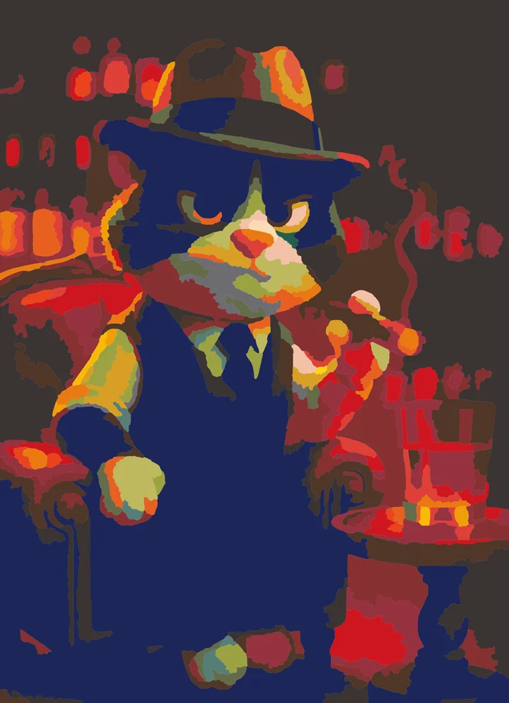 The Feline Don’s Evening Draw My Paints preview