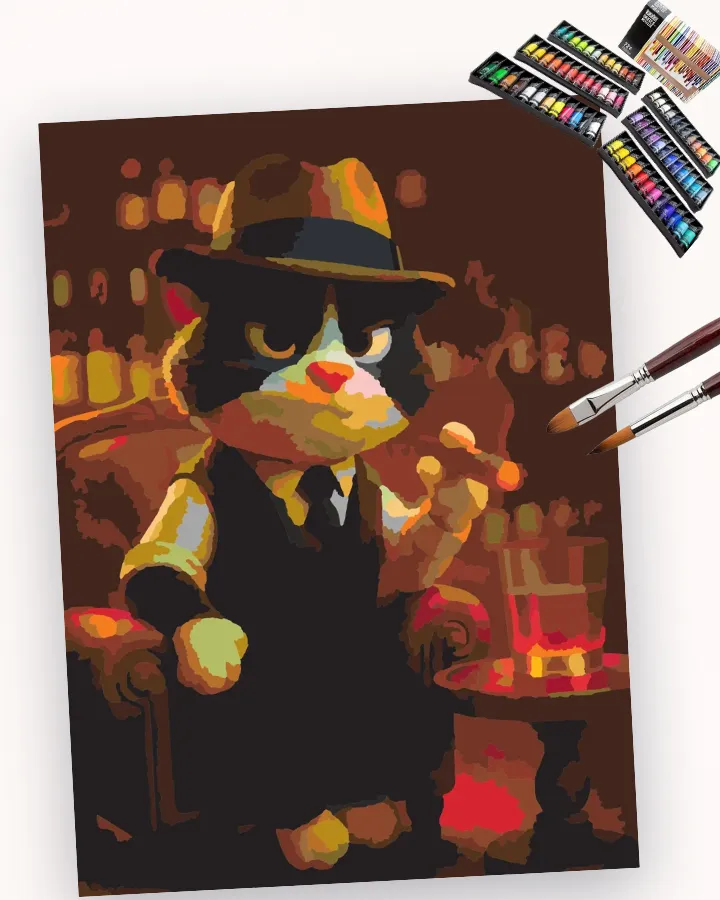 The Feline Don’s Evening Draw Liquitex 72 preview
