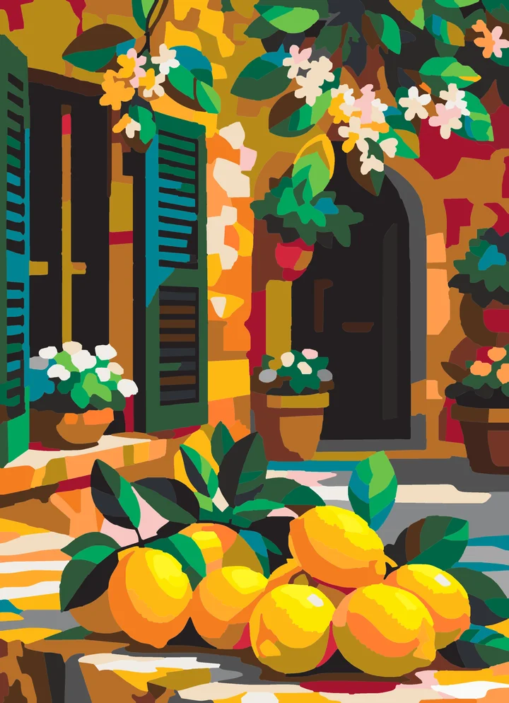 The Lemon’s Lively Siesta Liquitex 48 preview