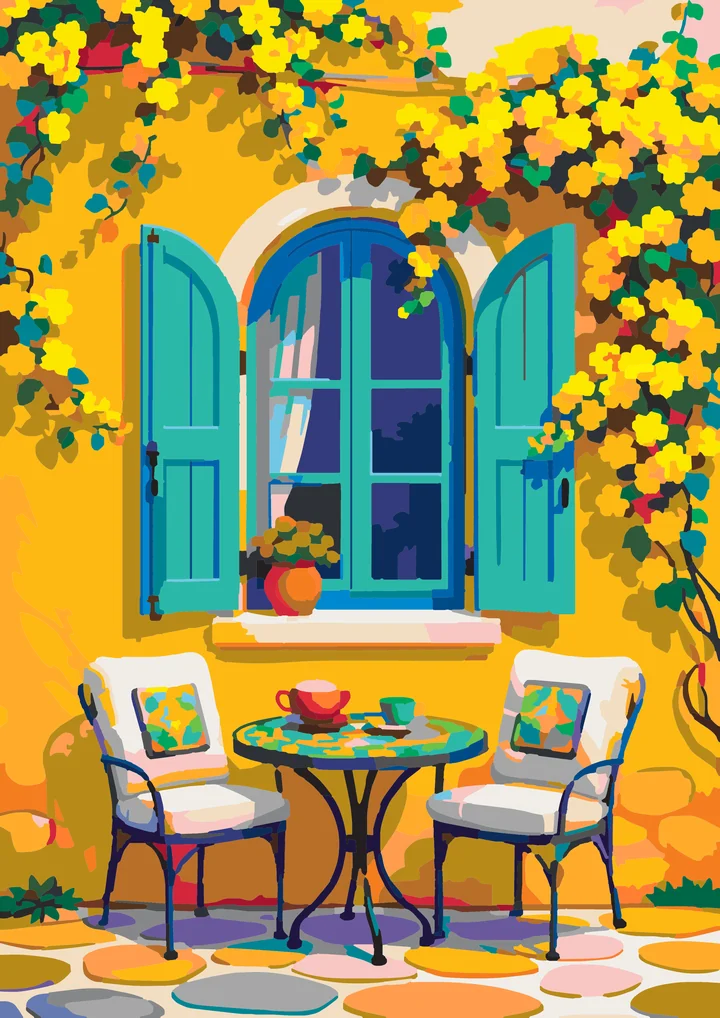 The Shutter’s Sunny Rendezvous Liquitex 48 preview