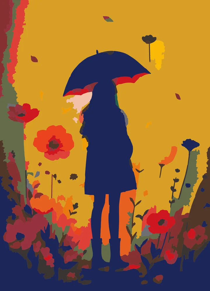 When Poppies Met the Pitter-Patter My Paints preview